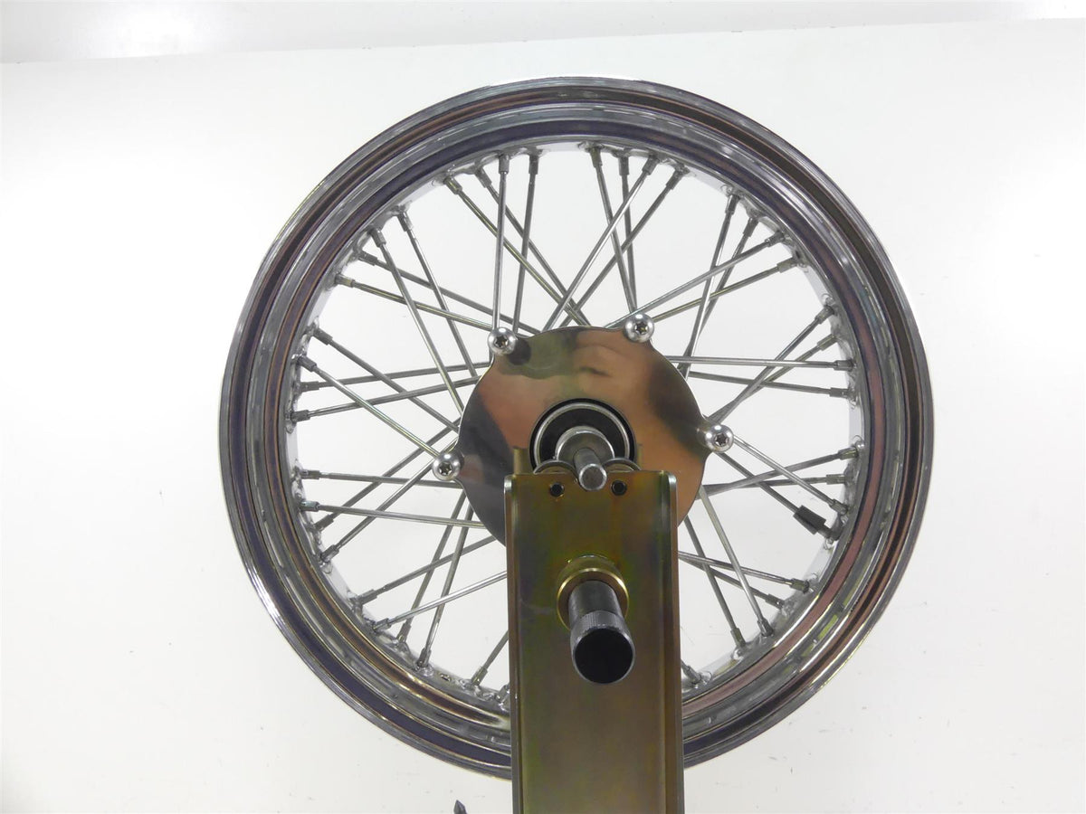 2002 Yamaha XVS1100 V-Star Nice Chrome Spoke Front Wheel Rim 16x3 5EL-25111-00 {{ shop.shopifyCountryName }} - Mototech271