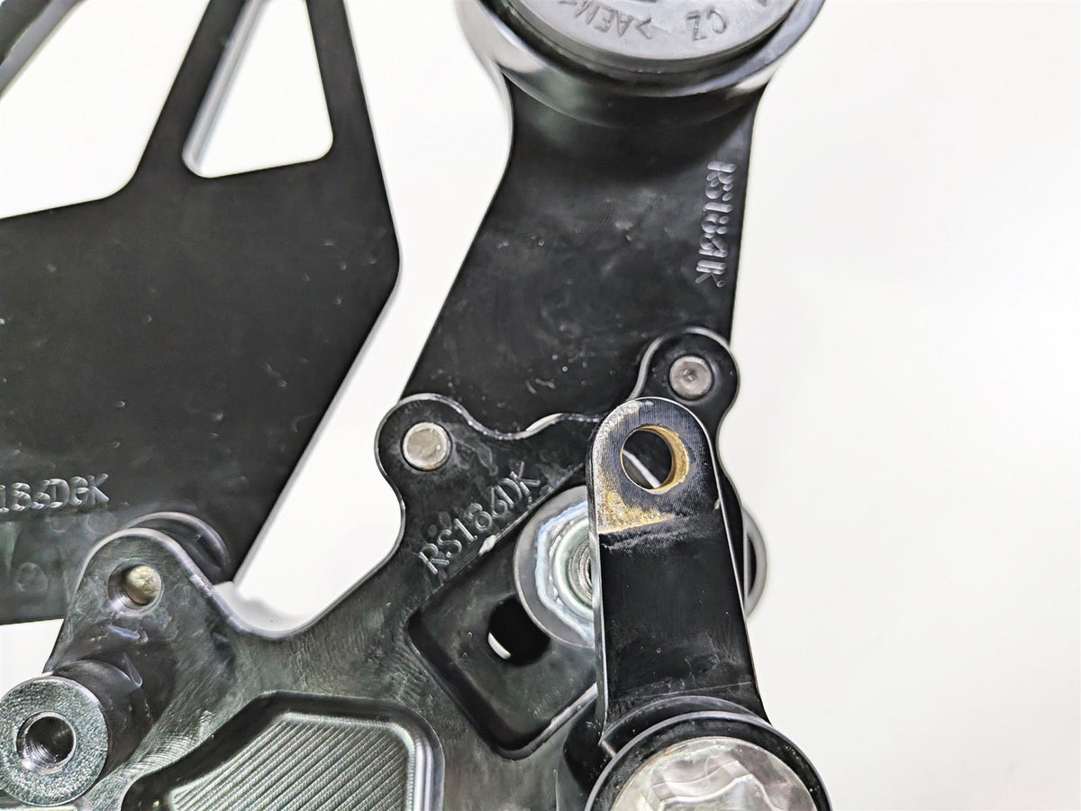 2024 BMW S1000RR K67 Front Rider Vortex Rearset Foot Peg Set - Read RS186K-Mototech271