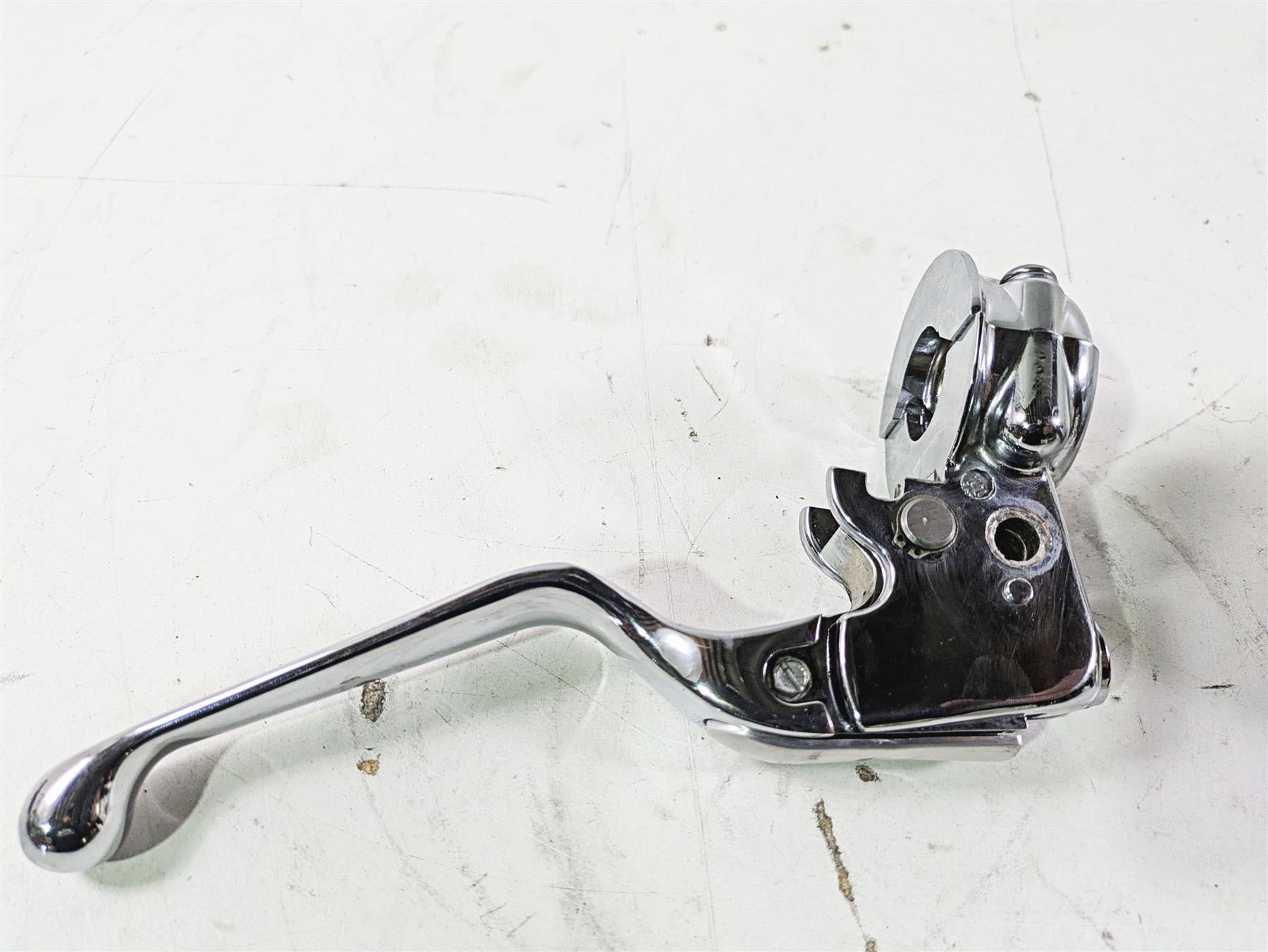 2004 Harley Softail FLSTF Fat Boy Chrome Brake Master Cylinder Set 9/16 45019-96 {{ shop.shopifyCountryName }} - Mototech271