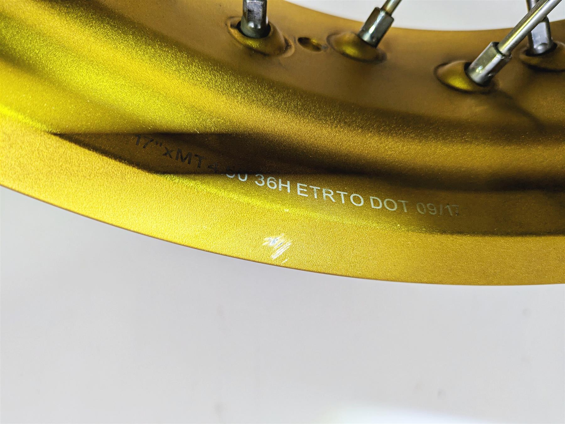 2018 Ducati Scrambler Desert Sled 800 17x3 Rear Wheel Rim - Read 50221911AA {{ shop.shopifyCountryName }} - Mototech271