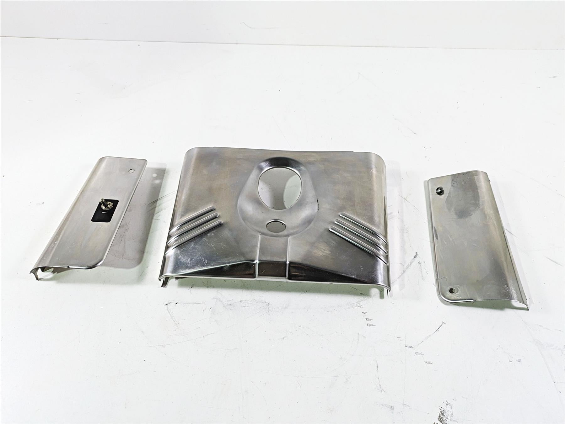 2008 Harley FLSTC Softail Heritage Headlight Head Light Cover Set 67808-86 {{ shop.shopifyCountryName }} - Mototech271