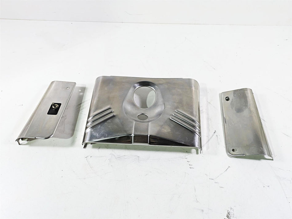 2008 Harley FLSTC Softail Heritage Headlight Head Light Cover Set 67808-86 {{ shop.shopifyCountryName }} - Mototech271