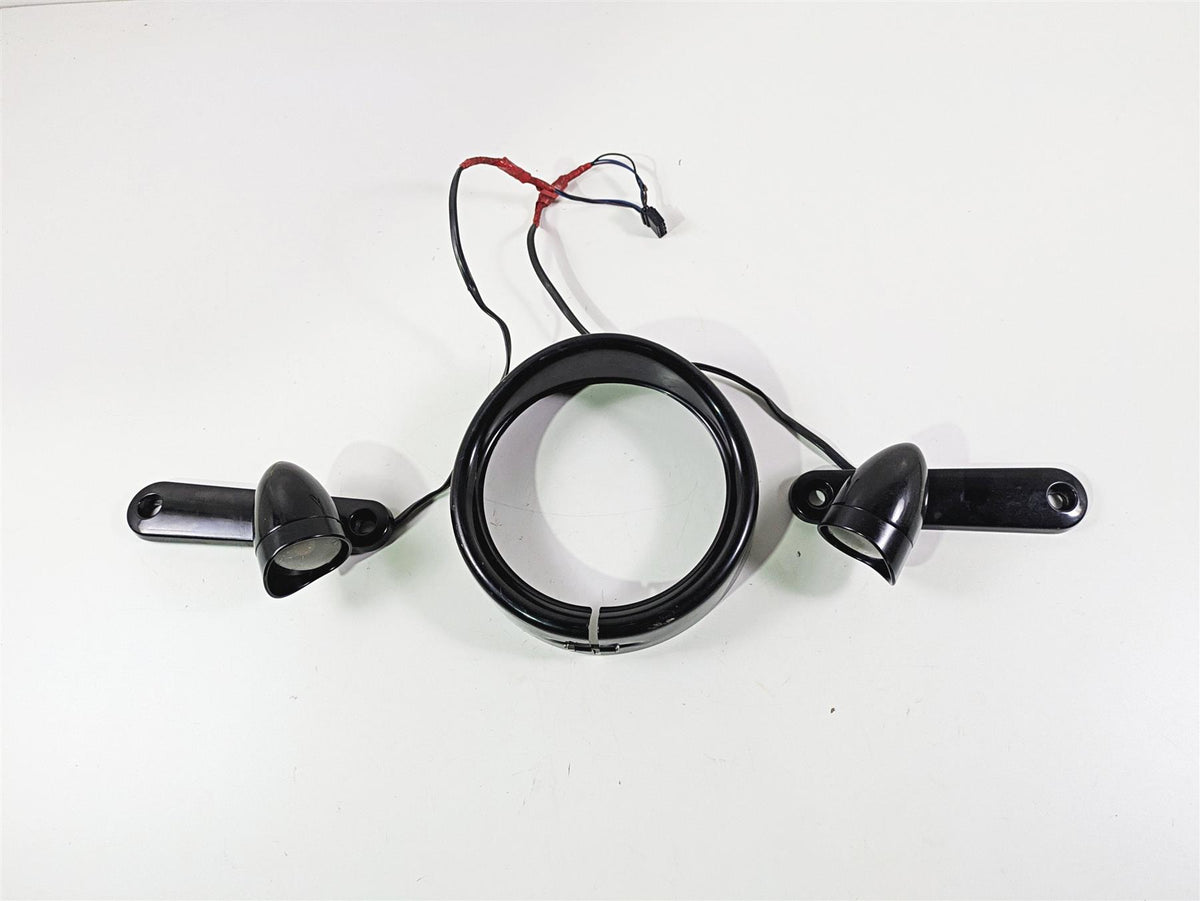2001 Harley Touring FLHX Street Glide Front Blinker & Headlight Trim 69279-06 {{ shop.shopifyCountryName }} - Mototech271