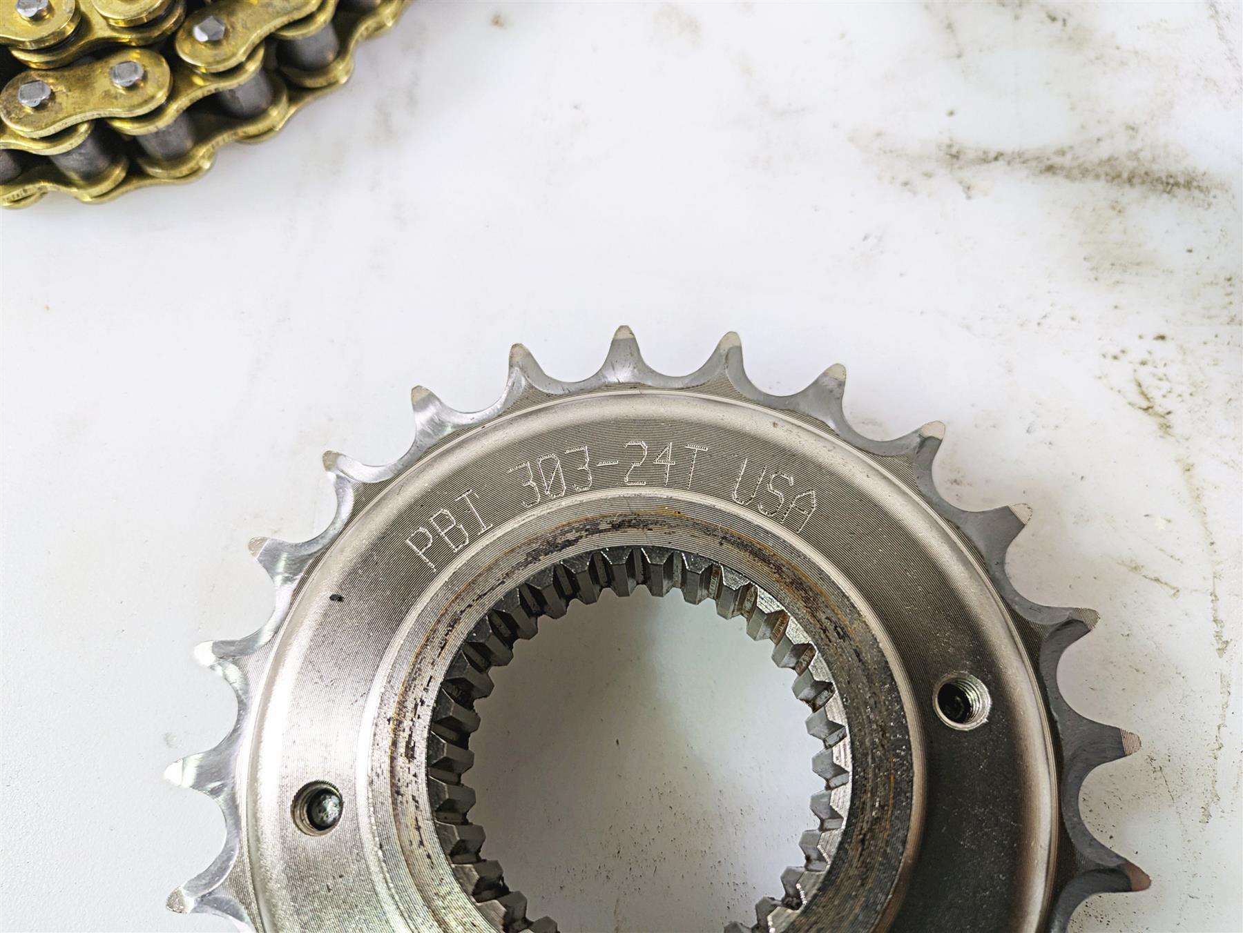 2015 Harley FXDL Dyna Low Rider Bulletproof Chain Sprocket Kit 24T 51T PBT 303 {{ shop.shopifyCountryName }} - Mototech271