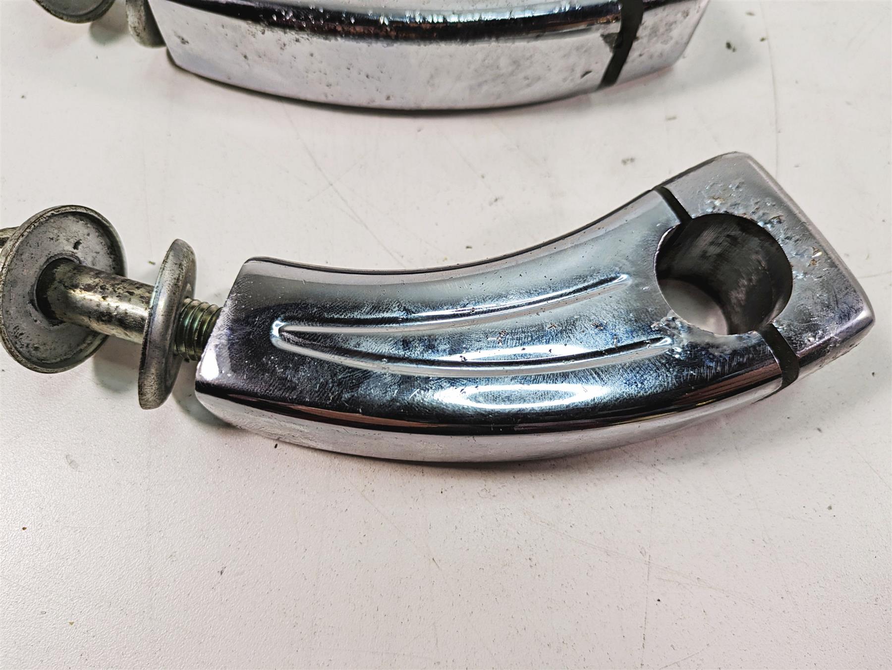 2013 Harley Softail FLSTC Heritage Classic Aftermarket 3.5" Pullback Riser Set {{ shop.shopifyCountryName }} - Mototech271