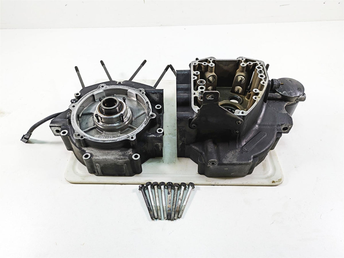 2009 Harley FXDC Dyna Super Glide Custom Crankcase Crank Case Set 24649-06 {{ shop.shopifyCountryName }} - Mototech271