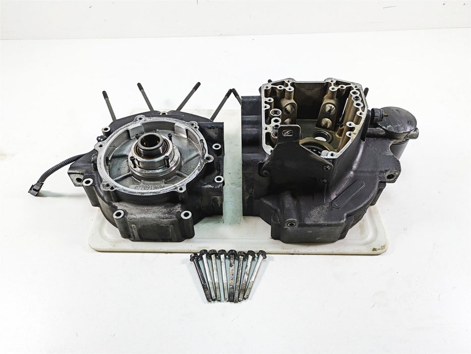 2009 Harley FXDC Dyna Super Glide Custom Crankcase Crank Case Set 24649-06 {{ shop.shopifyCountryName }} - Mototech271