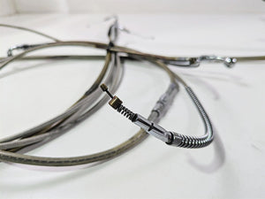 1998 Harley Touring FLHRCI Road King 16" Apehanger Handlebar & Lines Cables Set