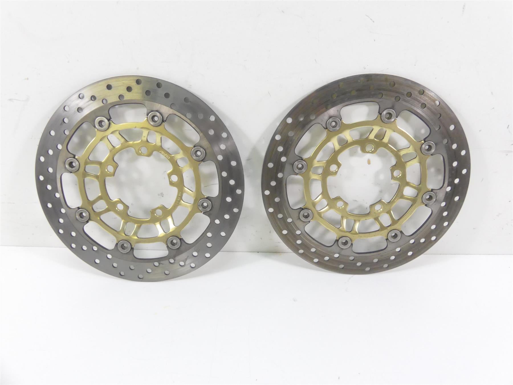 2006 Triumph Daytona 675 Front Sunstar Brake Disc Rotor Set T2021040 T2021045 {{ shop.shopifyCountryName }} - Mototech271