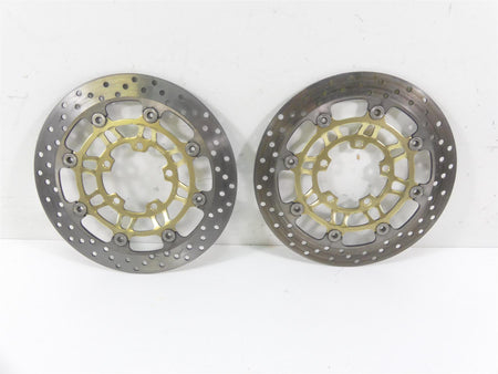 2006 Triumph Daytona 675 Front Sunstar Brake Disc Rotor Set T2021040 T2021045 {{ shop.shopifyCountryName }} - Mototech271