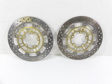 Load image into Gallery viewer, 2006 Triumph Daytona 675 Front Sunstar Brake Disc Rotor Set T2021040 T2021045
