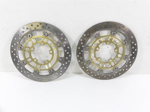 2006 Triumph Daytona 675 Front Sunstar Brake Disc Rotor Set T2021040 T2021045