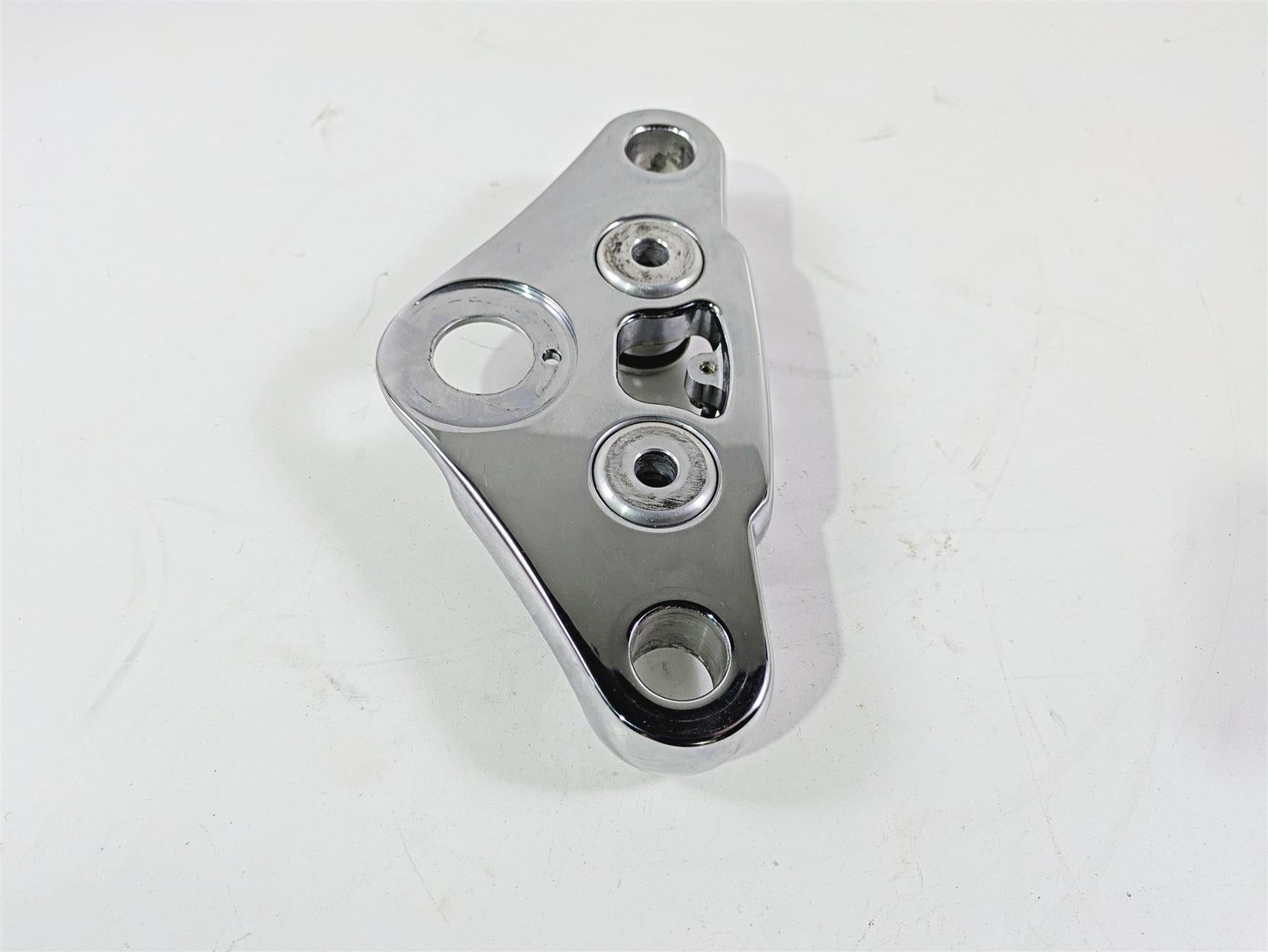 2008 Harley FXCWC Softail Rocker Upper Triple Tree Steering Clamp 46637-08 {{ shop.shopifyCountryName }} - Mototech271