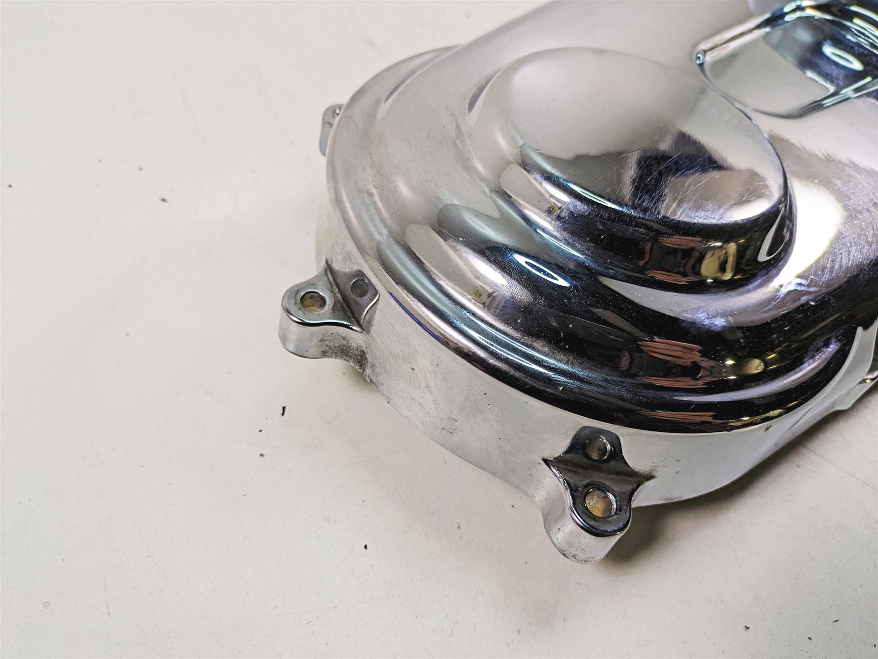 2009 Harley FXCWC Softail Rocker C Outer Primary Drive Clutch Cover 60784-06 {{ shop.shopifyCountryName }} - Mototech271