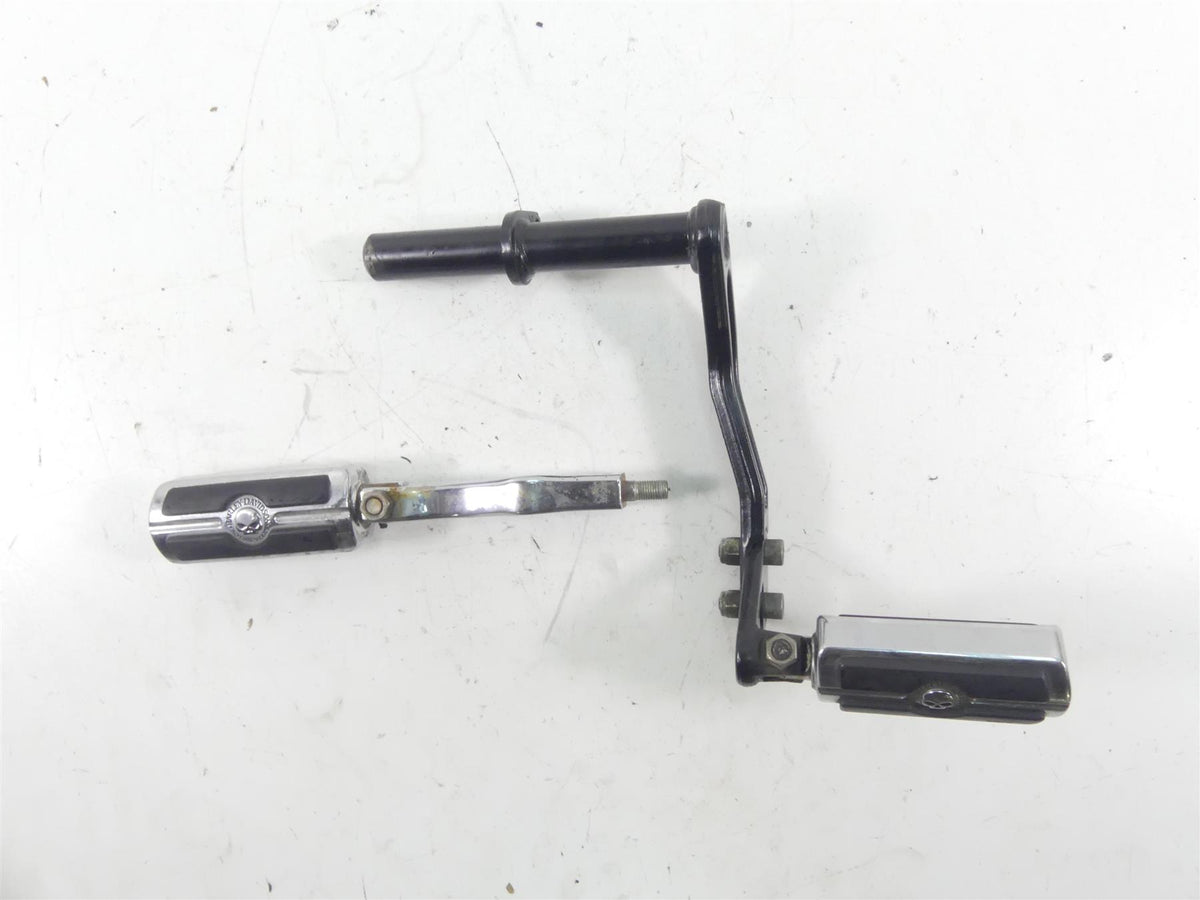 1998 Harley Dyna FXDL Low Rider Rear Passenger Foot Peg Set + Mount Arm 52740-94 {{ shop.shopifyCountryName }} - Mototech271
