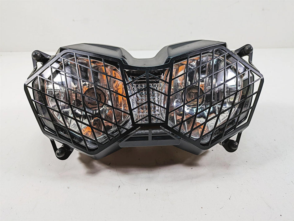 2012 Triumph Tiger 800XC ABS Headlight Head Light Lamp + Guard T2701517 {{ shop.shopifyCountryName }} - Mototech271