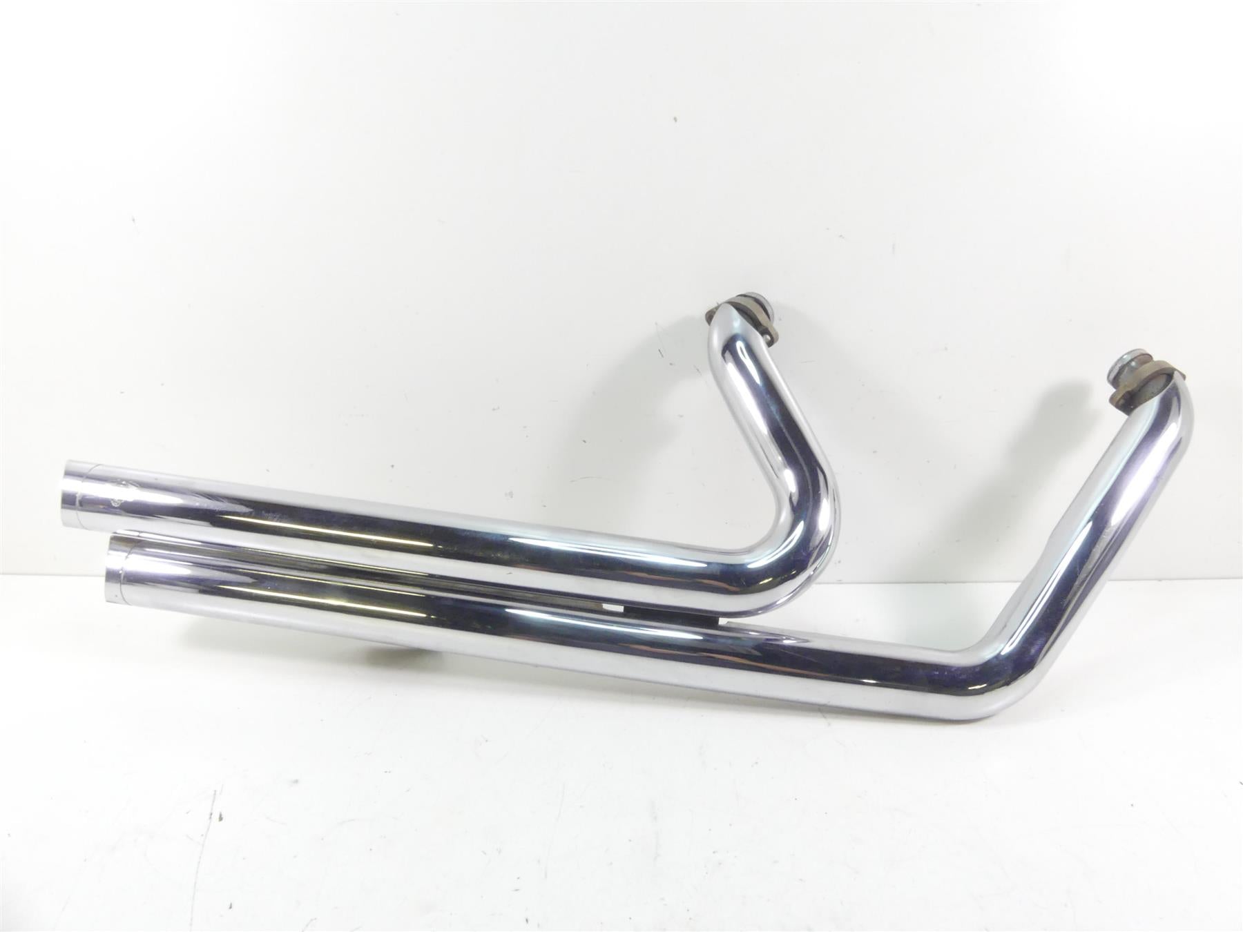 2002 Harley Softail FXSTDI Deuce Vance Hines Big Shots Staggered Exhaust 47339 {{ shop.shopifyCountryName }} - Mototech271
