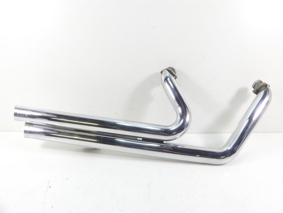 2002 Harley Softail FXSTDI Deuce Vance Hines Big Shots Staggered Exhaust 47339 {{ shop.shopifyCountryName }} - Mototech271