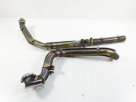 1999 Harley Touring FLHTC Electra Glide Selfmade True Dual Exhaust Headers {{ shop.shopifyCountryName }} - Mototech271