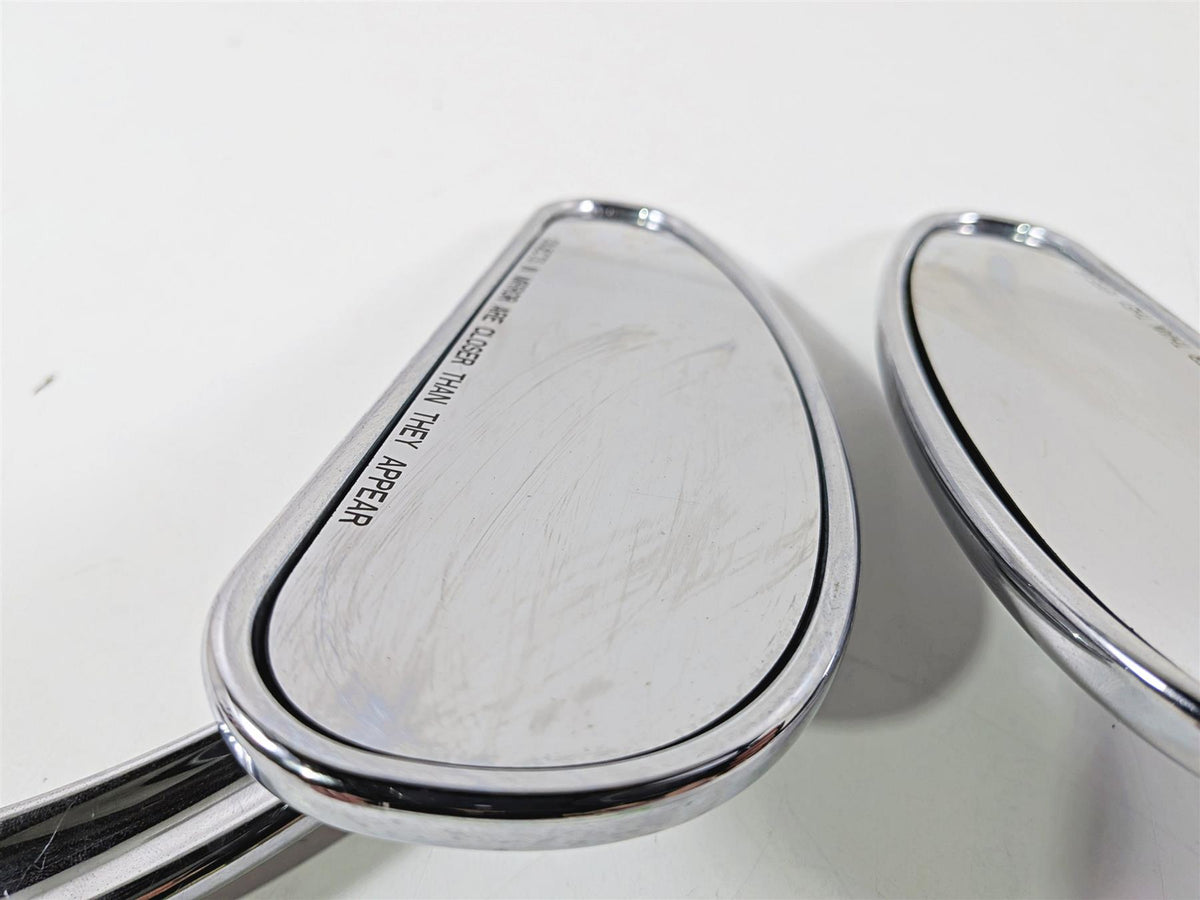 2008 Harley FXDSE CVO Dyna Teardrop Rear View Mirror Set 92344-08A 92345-08A-Mototech271