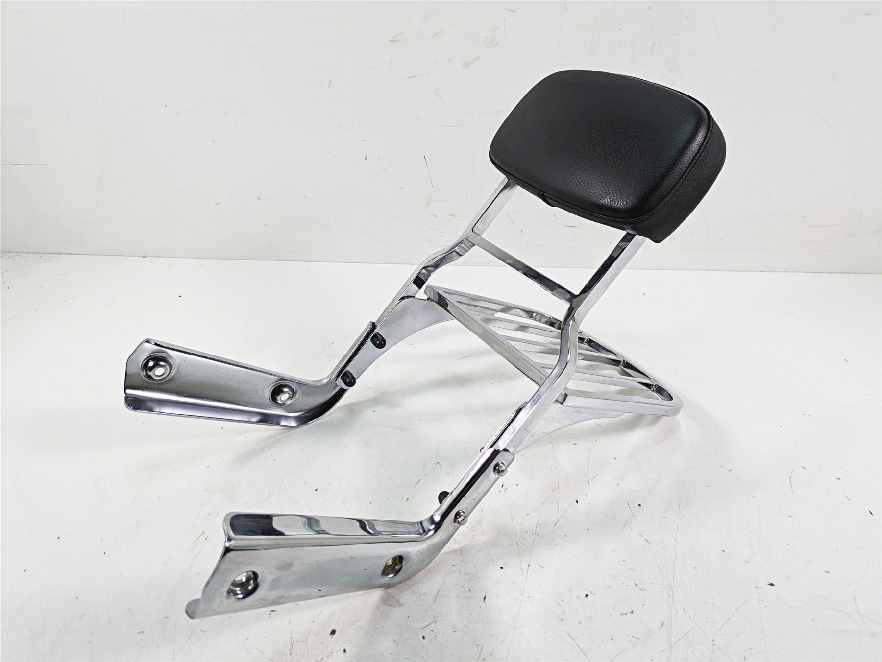 2011 Triumph America Sissybar Sissy Bar Backrest + Luggage Rack A9738024 {{ shop.shopifyCountryName }} - Mototech271