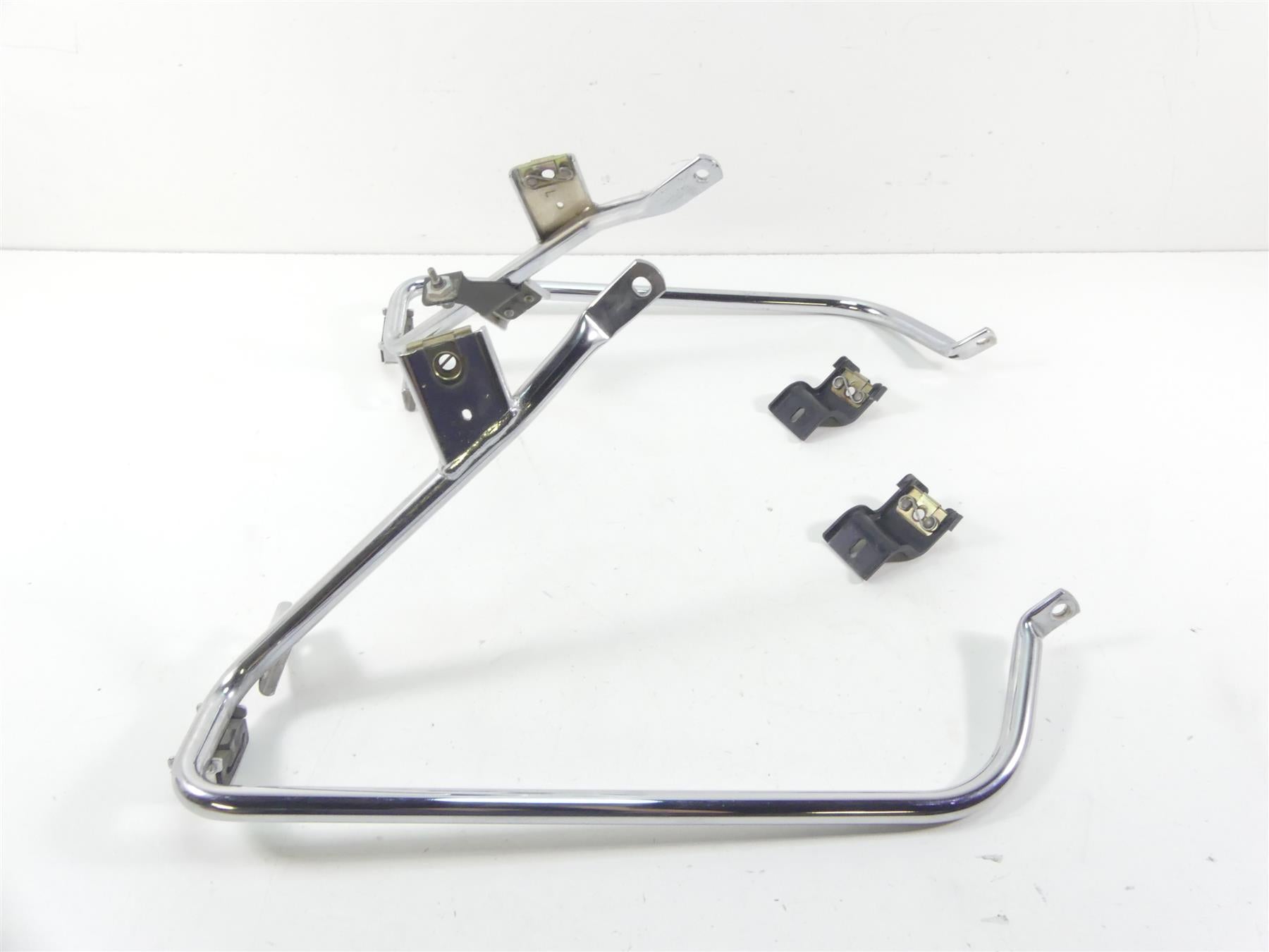 2012 Harley Touring FLHX Street Glide Nice Chrome Saddlebag Rails 49207-09 {{ shop.shopifyCountryName }} - Mototech271