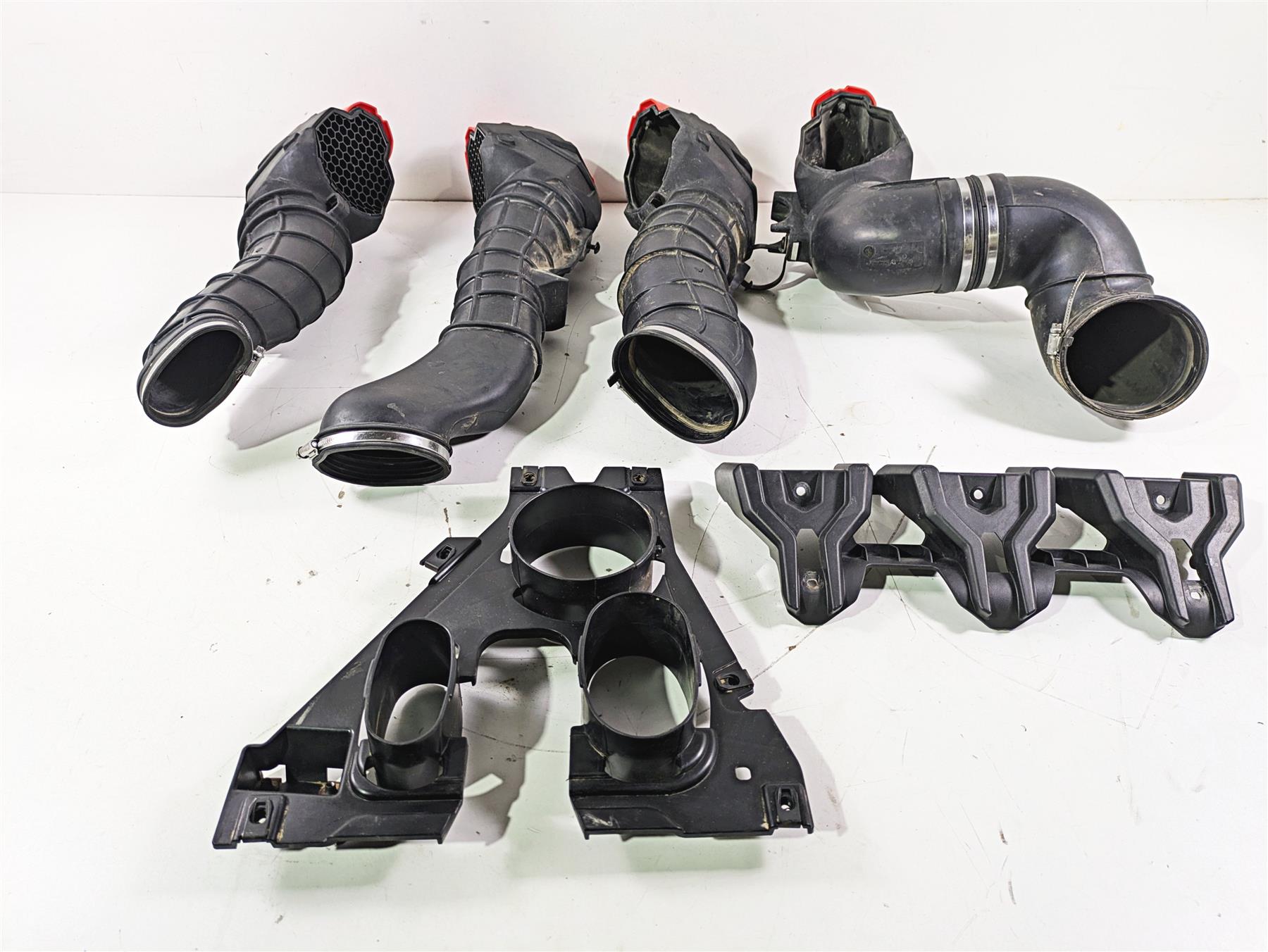2023 Can Am Maverick X3 XMR Turbo RR Oem Red Air Intake Snorkel Set 706600250