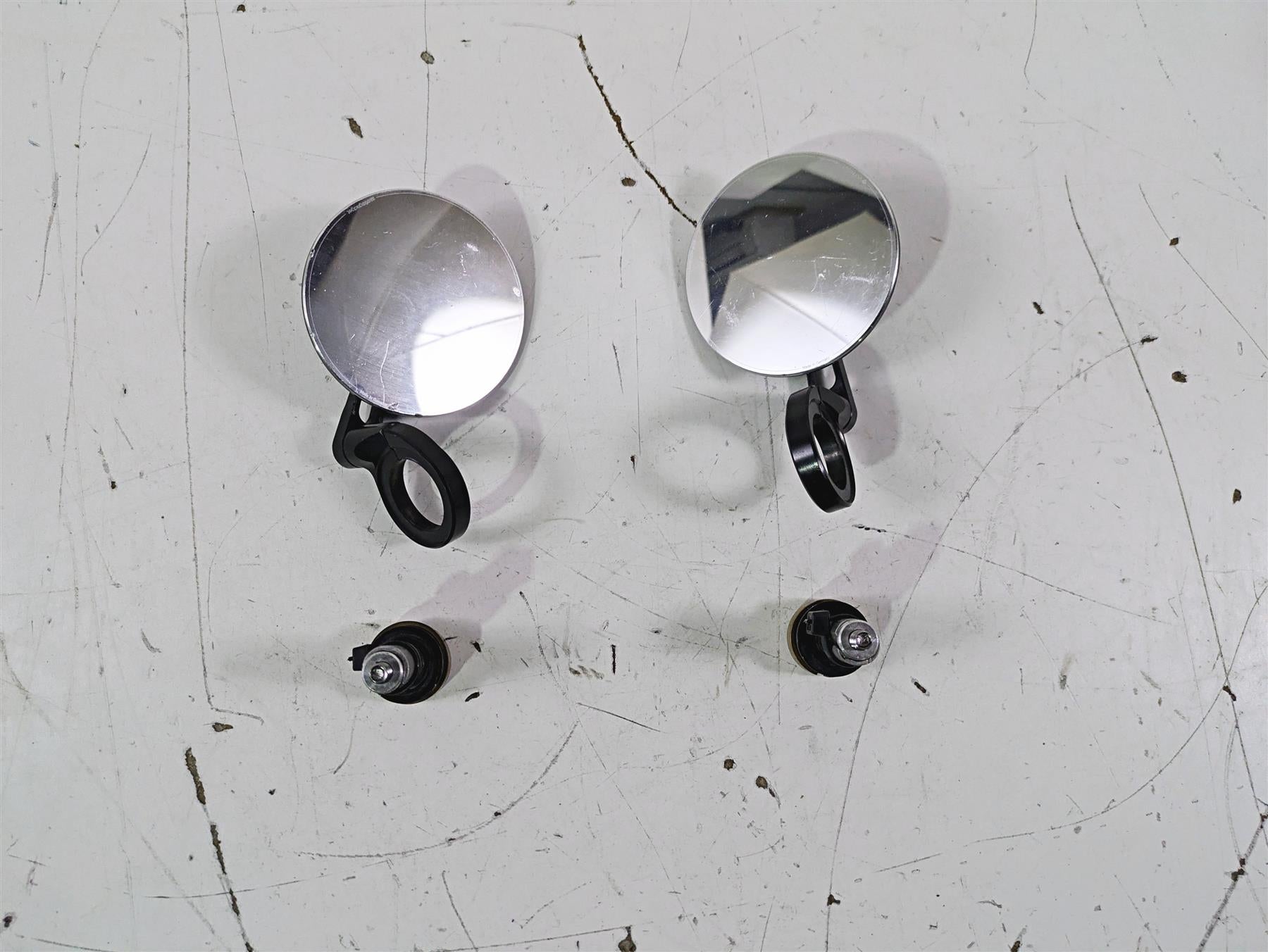 2017 Ducati Monster 1200 S Motogadged End Bar Round Mirror Set 68450 {{ shop.shopifyCountryName }} - Mototech271