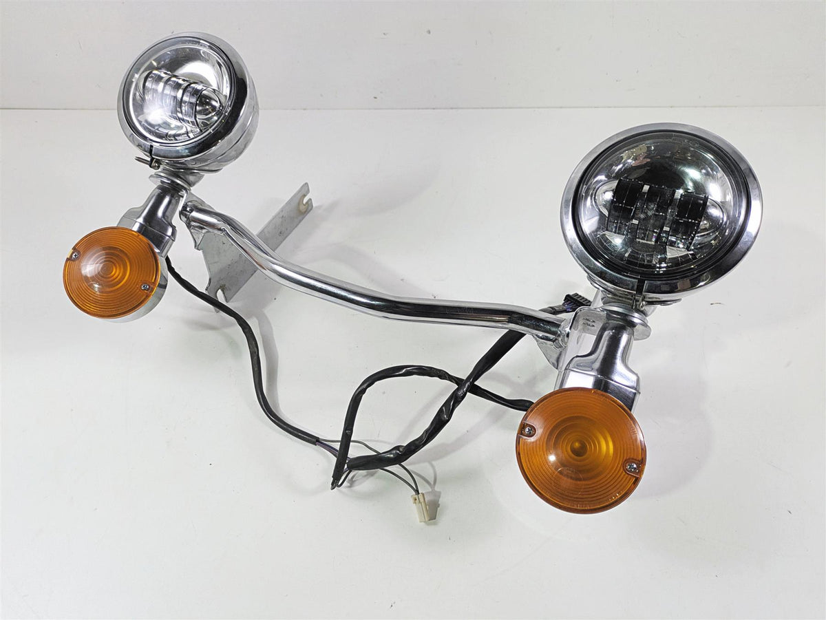 1999 Harley Touring FLHTCUI E-Glide Front LED Spotlight Blinker Bar Set 68712-94 {{ shop.shopifyCountryName }} - Mototech271