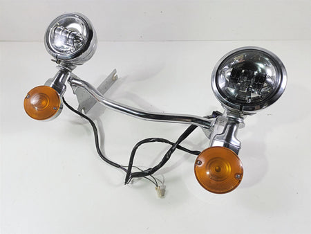 1999 Harley Touring FLHTCUI E-Glide Front LED Spotlight Blinker Bar Set 68712-94 {{ shop.shopifyCountryName }} - Mototech271