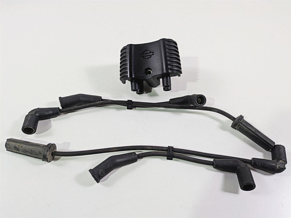 2018 Harley FLHCS Softail Heritage 115th Ignition Coil Wires Plugs 31600067 {{ shop.shopifyCountryName }} - Mototech271