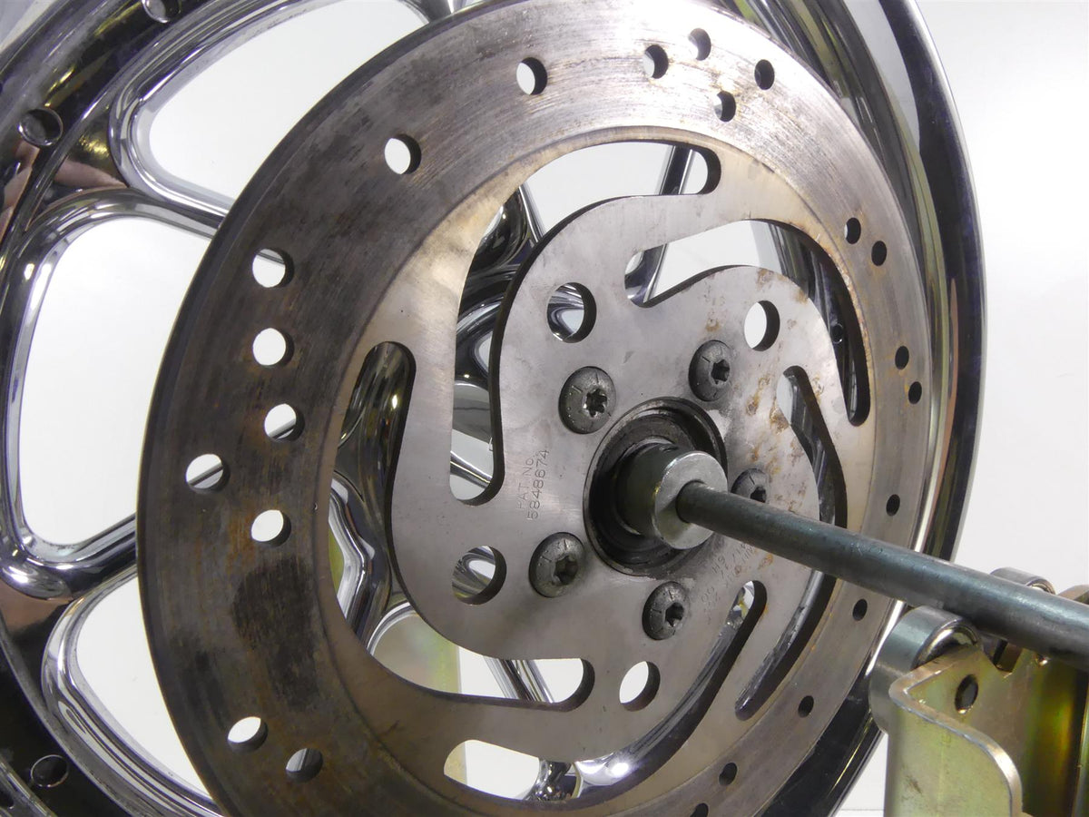 2007 Harley Touring FLHR SE CVO Road King Rear Chrome Wheel 17x4.5 42082-07 {{ shop.shopifyCountryName }} - Mototech271