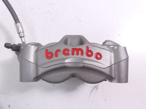 2013 Mv Agusta F4RR Front Brembo Brake Caliper &Lines Set 1690miles 8000B7547