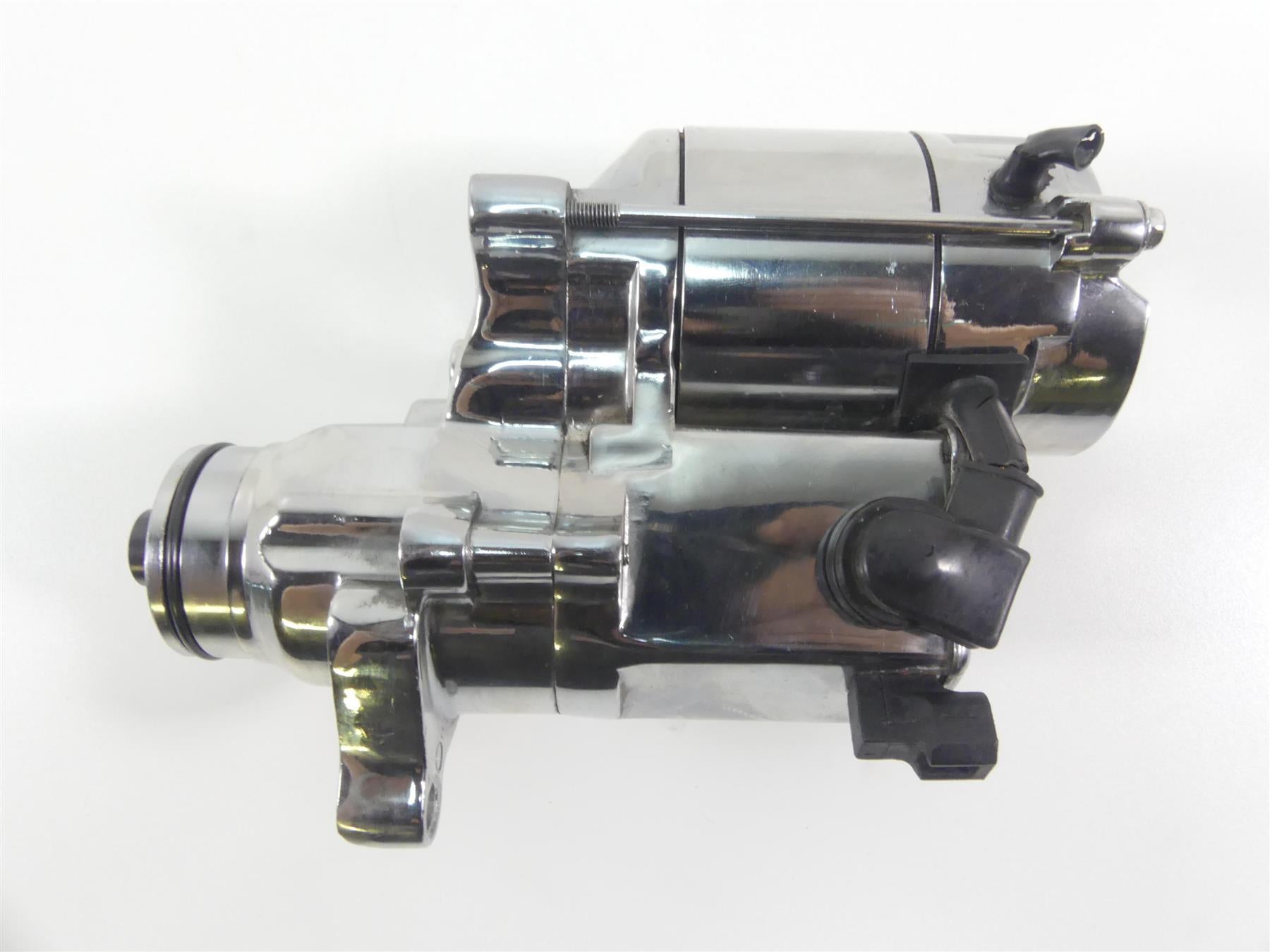 2008 Harley Softail FLSTSB Cross Bones Chrome Engine Starter Motor 31618-06A {{ shop.shopifyCountryName }} - Mototech271