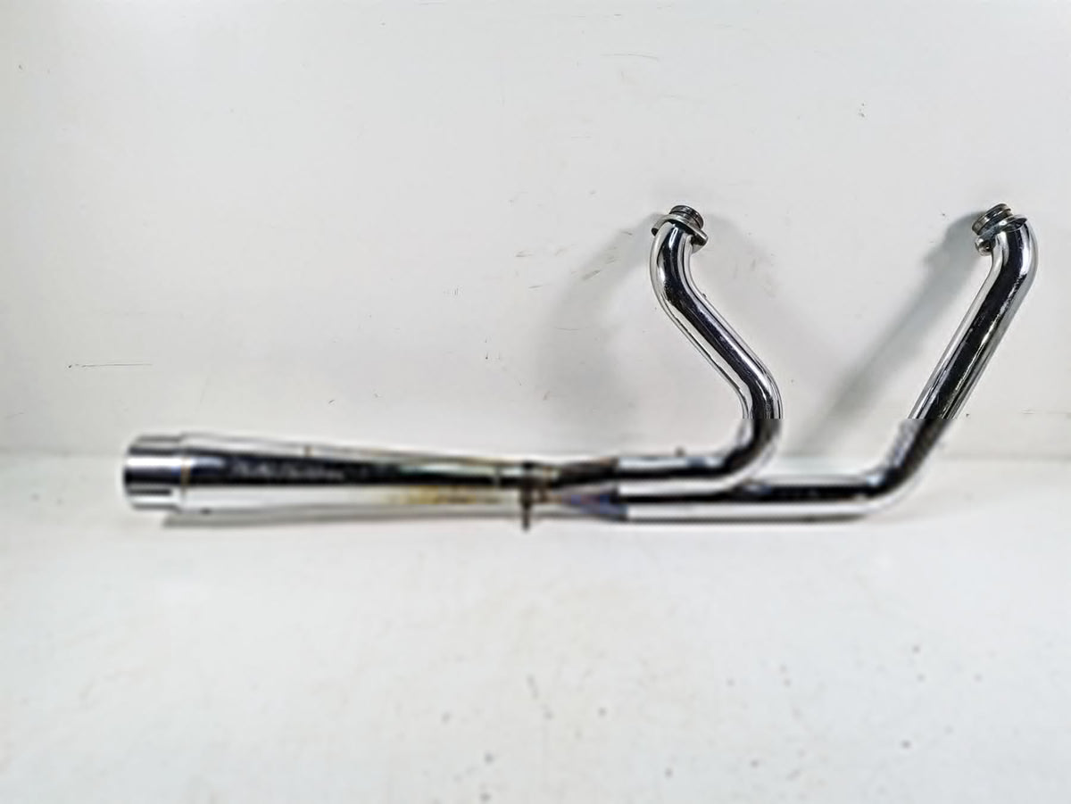 Harley Davison Softail Oem 2 into 1 Exhaust Pipe System Kit -NO O2 Ports 65120-97 {{ shop.shopifyCountryName }} - Mototech271