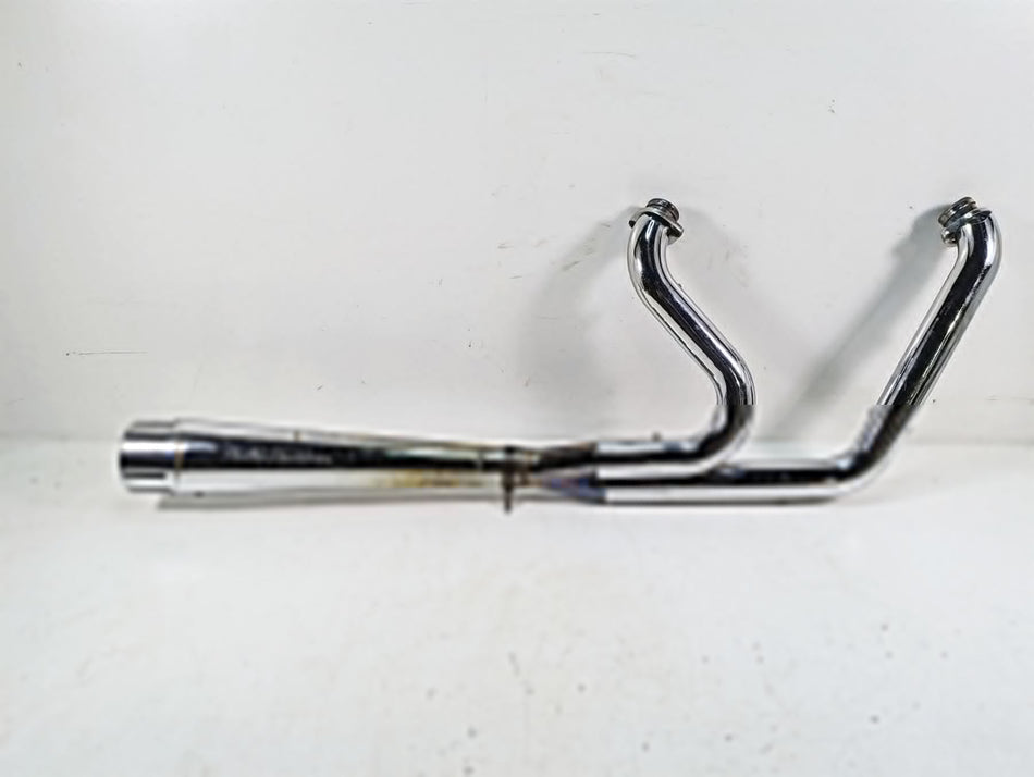 Harley Davison Softail Oem 2 into 1 Exhaust Pipe System Kit -NO O2 Ports 65120-97 {{ shop.shopifyCountryName }} - Mototech271