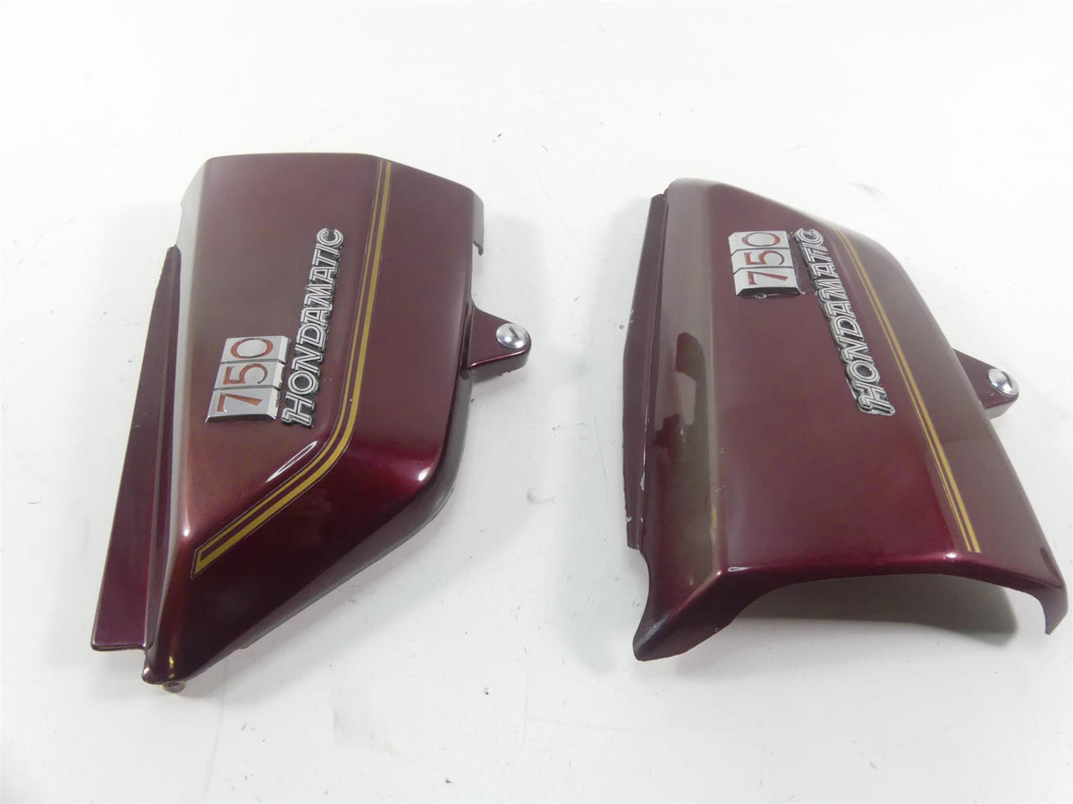 1977 Honda CB750 A Four Hondamatic Side Cover Set 83600-393-770 83700-393-770 {{ shop.shopifyCountryName }} - Mototech271