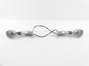 2007 Honda VTX1800 T1 Front Chrome Blinker Turn Signal & Clamp Set 33400-MCV-R11 | Mototech271