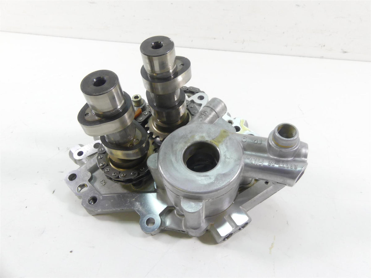 2009 Harley FXDL Dyna Low Rider Cam Shaft Mount Oil Pump Set 25358-06 24608-07A {{ shop.shopifyCountryName }} - Mototech271