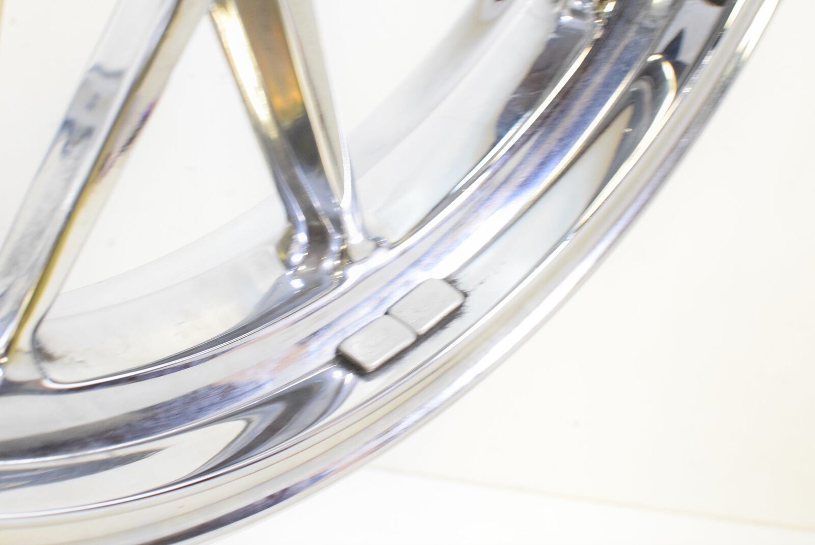 2008 Ducati 848 Straight Chrome Wheel Rim Set 17x3.5 17x5.5 50121161AB 50221341A {{ shop.shopifyCountryName }} - Mototech271