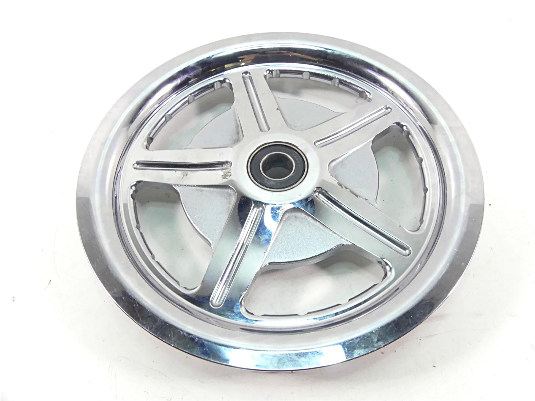 2005 Harley VRSCSE CVO V-Rod Rear Chrome Drive Belt Sprocket 72T - Read 40229-04