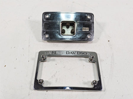 2000 Harley FXSTS Softail Springer Aftermarket License Plate Mount Bracket {{ shop.shopifyCountryName }} - Mototech271