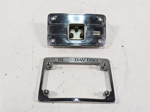 2000 Harley FXSTS Softail Springer Aftermarket License Plate Mount Bracket