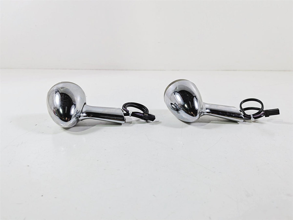 2005 Harley Softail FLSTFSE CVO Fat Boy Rear Blinker Turn Signal Set 69196-03-Mototech271