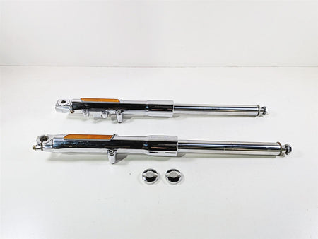 2005 Harley Softail FLSTFSE CVO Fat Boy Chrome Front Fork Leg Set 46310-05 46312-05-Mototech271