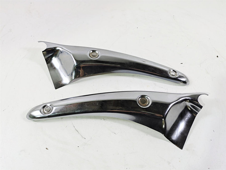 2006 Triumph Rocket 3 Rear Fender Chrome Braces Struts Covers T2306014 T2306024 {{ shop.shopifyCountryName }} - Mototech271