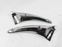 Load image into Gallery viewer, 2006 Triumph Rocket 3 Rear Fender Chrome Braces Struts Covers T2306014 T2306024 | Mototech271
