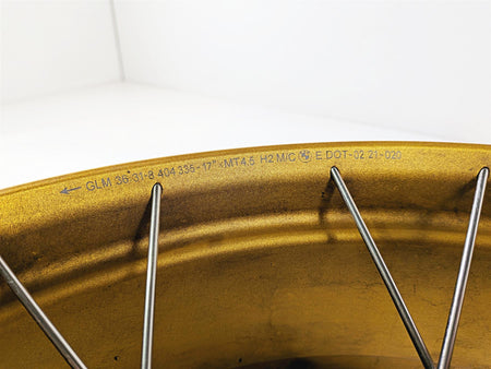 2021 BMW R1250GS K51 Adventure Straight 17x4.5 Gold Rear Spoke Wheel Rim 36318404333-Mototech271