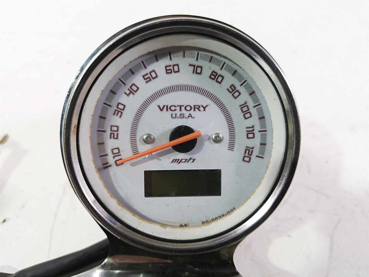 2004 Victory Kingpin Speedometer Gauge Instrument & Mount 35k 3280405 5246295 {{ shop.shopifyCountryName }} - Mototech271