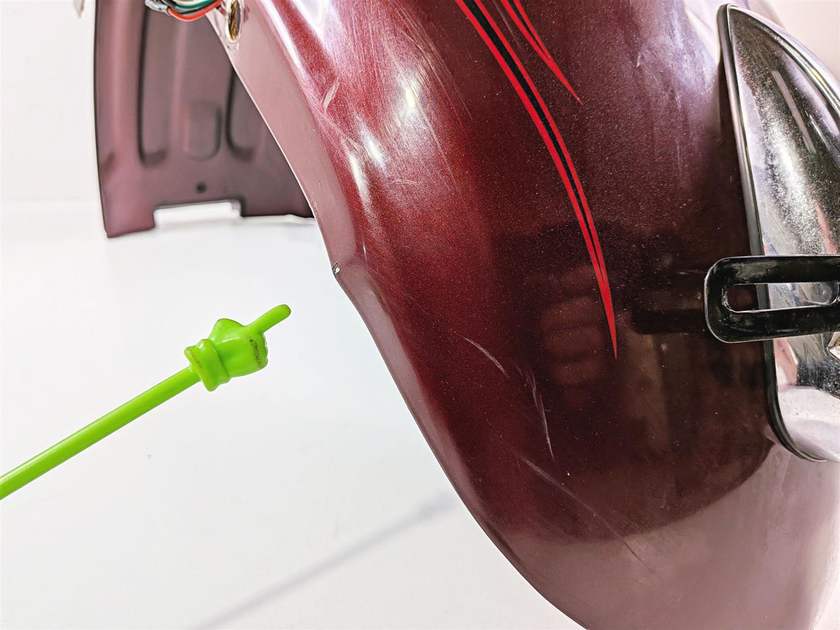2009 Harley FXCWC Softail Rocker Rear Fender Crimson Red Sunglo - Read 60132-08A {{ shop.shopifyCountryName }} - Mototech271